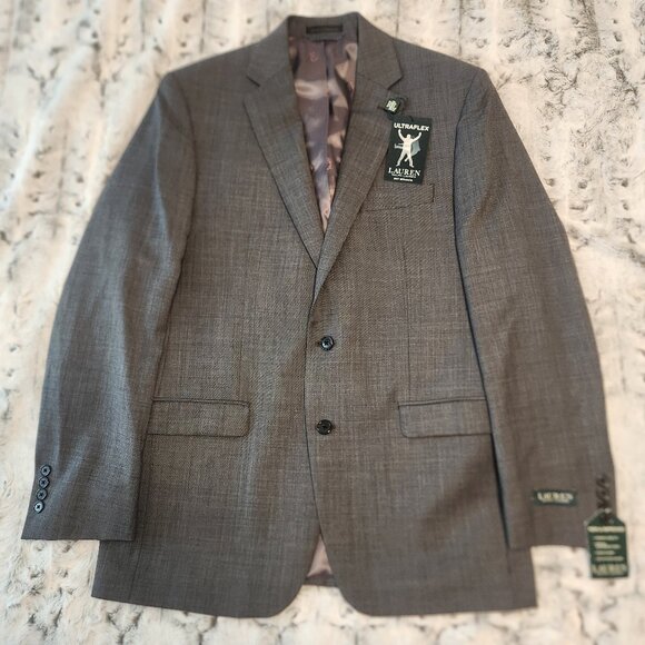 Lauren Ralph Lauren Ultraflex Sport Coat – Grey – 40L – New with Tags $450 MSRP